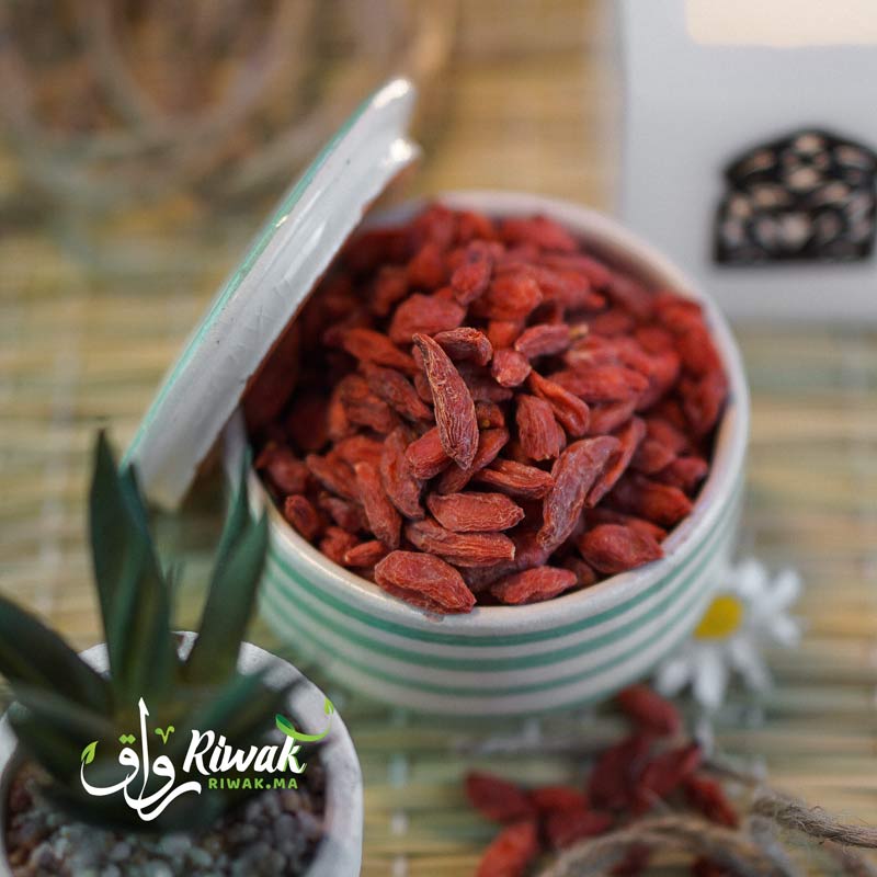 250g Goji (غوجي) - riwak - Livraison Des Produits Naturels Et 100% Bio